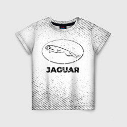 Футболка детская Jaguar с потертостями на светлом фоне, цвет: 3D-принт