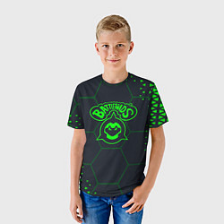 Футболка детская Battletoads Абстракция соты, цвет: 3D-принт — фото 2