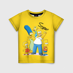 Футболка детская Simpson family, цвет: 3D-принт