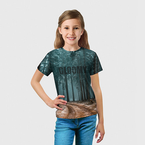 Детская футболка Мрачный Лес GLOOMY / 3D-принт – фото 5