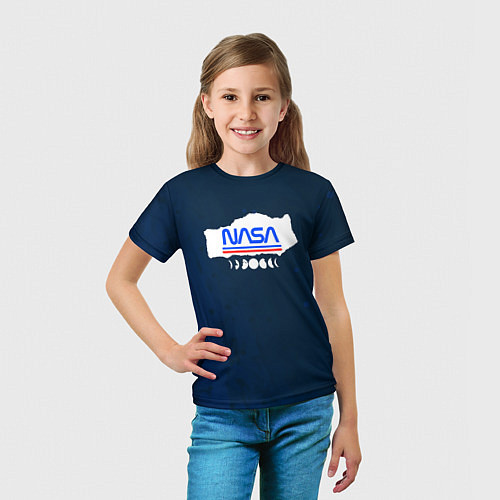 Детская футболка Nasa - планеты / 3D-принт – фото 5