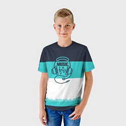 Футболка детская Твой ритм, цвет: 3D-принт — фото 2