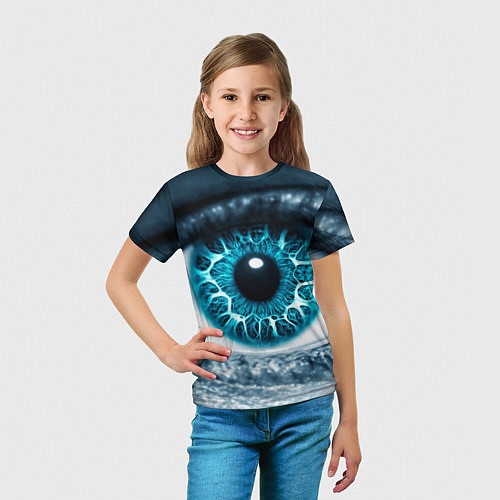 Детская футболка Инопланетный глаз / 3D-принт – фото 5