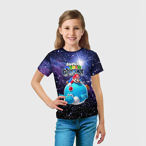 Детская футболка Super Mario Galaxy - Nintendo / 3D-принт – фото 5