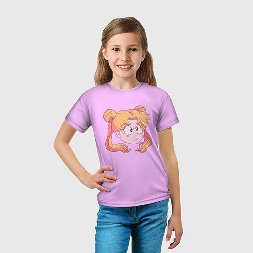 Детская футболка Милая Банни / 3D-принт – фото 5