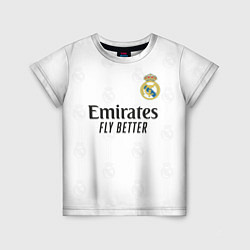 Футболка детская Бензема Реал Мадрид форма 20222023, цвет: 3D-принт