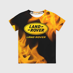 Футболка детская Land Rover - gold gradient, цвет: 3D-принт