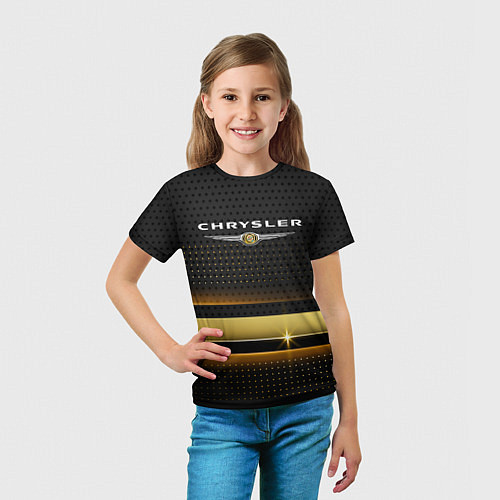 Детская футболка Chrysler abstraction / 3D-принт – фото 5