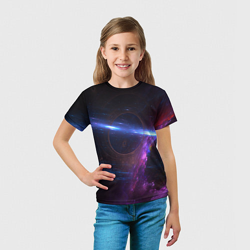 Детская футболка Принт Deep космос / 3D-принт – фото 5