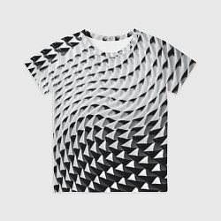 Футболка детская Металлическая абстрактная броня, цвет: 3D-принт