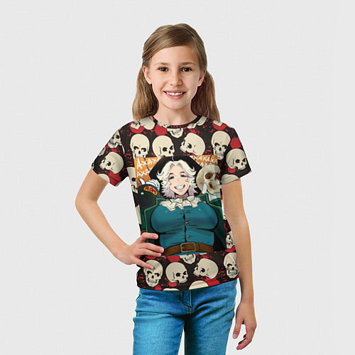 Детская футболка Аниме девушка доктора Ливсли / 3D-принт – фото 5
