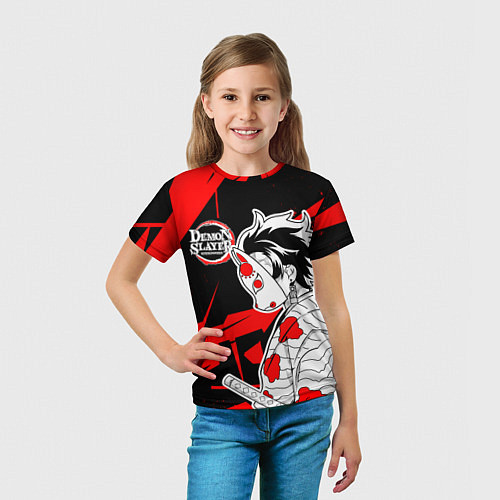 Детская футболка Танджиров Комадо - Клинок / 3D-принт – фото 5