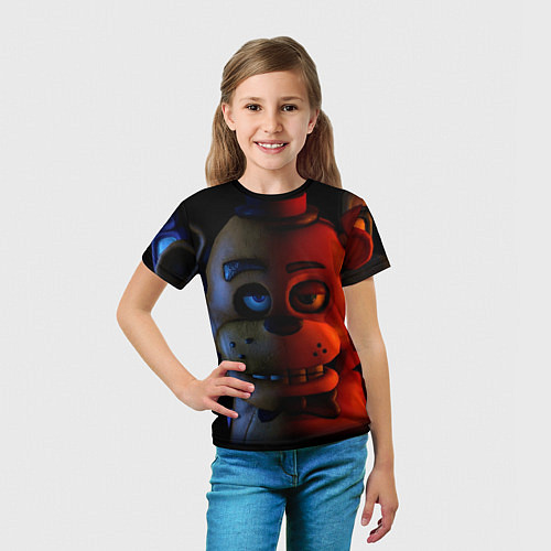 Детская футболка 5 ночей Фредди / 3D-принт – фото 5