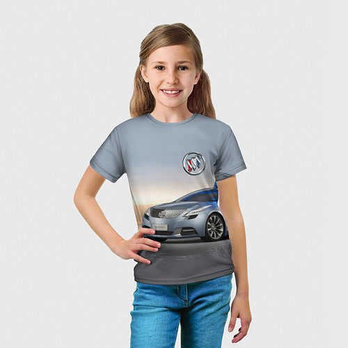 Детская футболка Buick Riviera - Concept - Nature / 3D-принт – фото 5