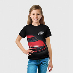Футболка детская Audi quattro ABT autotuning, цвет: 3D-принт — фото 2