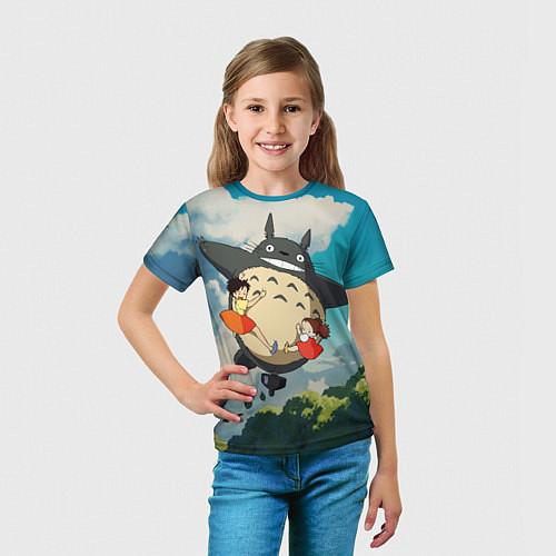 Детская футболка Flight Totoro / 3D-принт – фото 5