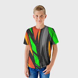 Футболка детская Абстракция, цвет: 3D-принт — фото 2