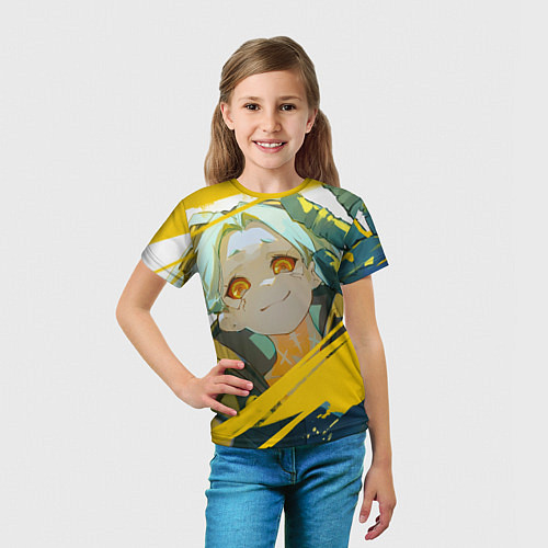 Детская футболка Киберпанк: Бегущие по краю Ребекка / 3D-принт – фото 5