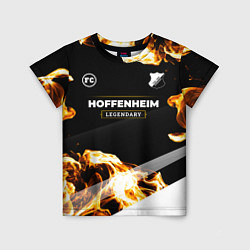 Футболка детская Hoffenheim legendary sport fire, цвет: 3D-принт