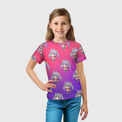 Детская футболка Узор с Рэнгэ - Деревенская глубинка / 3D-принт – фото 5