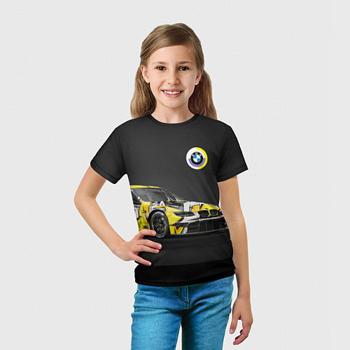 Детская футболка BMW Motorsport - Racing team / 3D-принт – фото 5