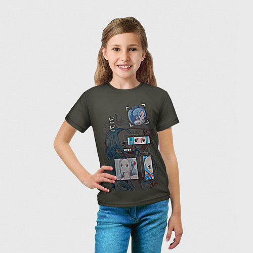 Детская футболка Виви Песнь флюоритового глаза / 3D-принт – фото 5