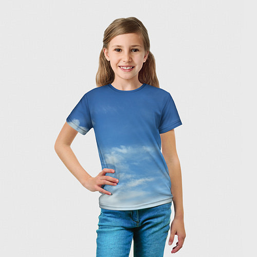 Детская футболка Небесное вдохновение / 3D-принт – фото 5
