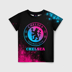 Футболка детская Chelsea - neon gradient, цвет: 3D-принт