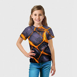 Футболка детская Чешуя дракона, цвет: 3D-принт — фото 2