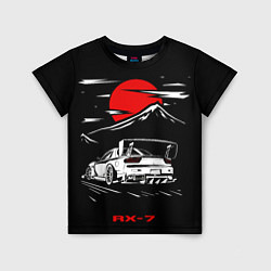 Футболка детская Мазда RX - 7 JDM Style, цвет: 3D-принт