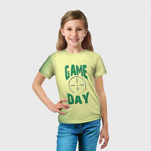 Детская футболка Game day / 3D-принт – фото 5