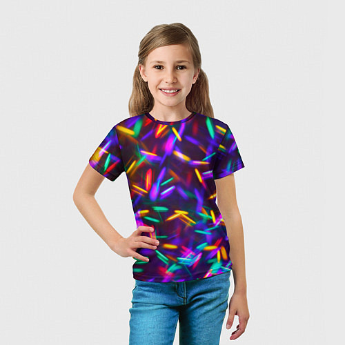 Детская футболка Цветомузыка / 3D-принт – фото 5