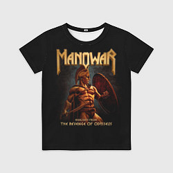 Футболка детская Manowar rock, цвет: 3D-принт