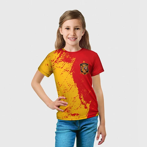 Детская футболка Сборная Испании / 3D-принт – фото 5