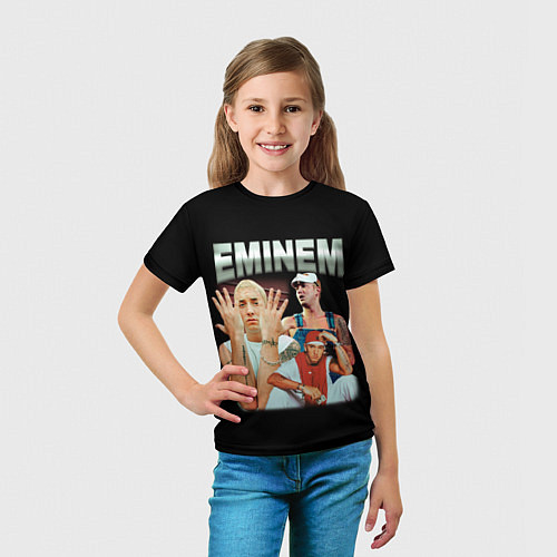 Детская футболка Eminem Slim Shady / 3D-принт – фото 5