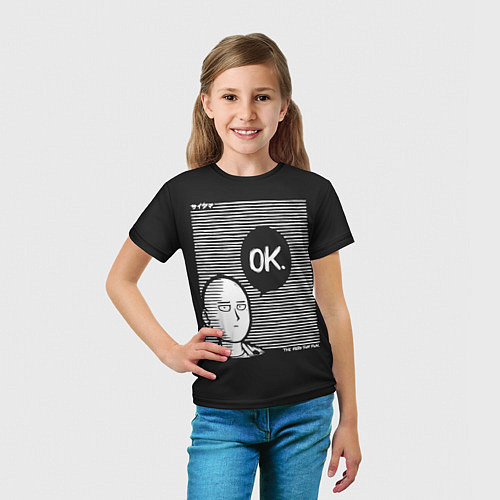 Детская футболка One punch man / 3D-принт – фото 5