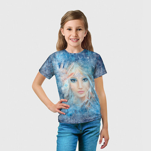 Детская футболка Снежная королева / 3D-принт – фото 5