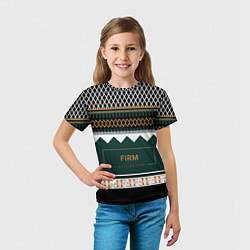 Футболка детская FIRM как свитер из 90х, цвет: 3D-принт — фото 2