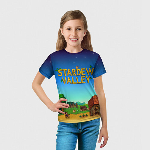 Детская футболка Мой дом в Stardew Valley / 3D-принт – фото 5