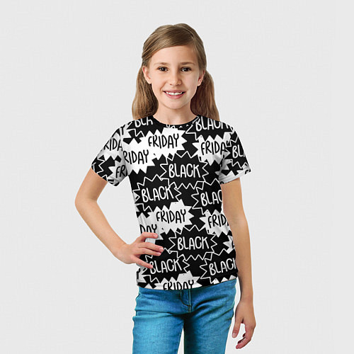 Детская футболка Black friday / 3D-принт – фото 5