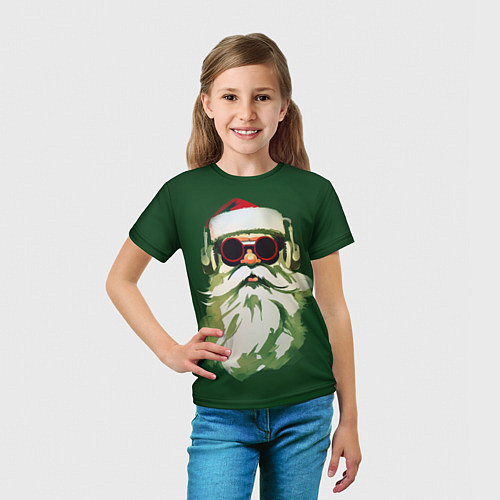 Детская футболка Добрый Санта / 3D-принт – фото 5