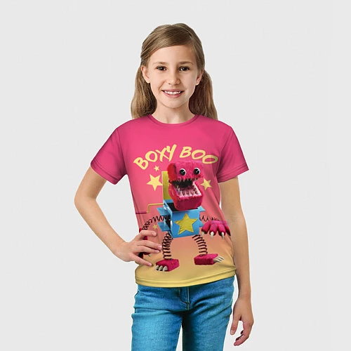 Детская футболка Project Playtime Бокси Бу / 3D-принт – фото 5