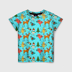 Детская футболка Animals on the rink