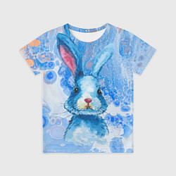 Футболка детская Водяной заяц, цвет: 3D-принт