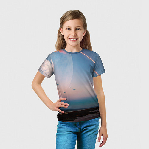 Детская футболка Космос и планeты / 3D-принт – фото 5
