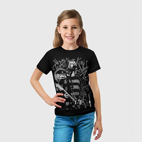 Детская футболка Nirvana teen spirit / 3D-принт – фото 5