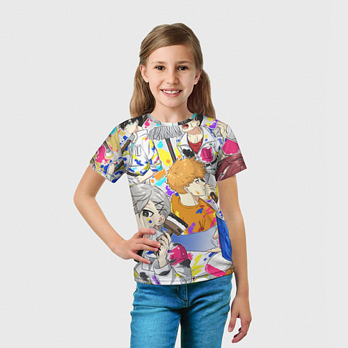 Детская футболка Blue lock team / 3D-принт – фото 5