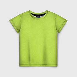 Футболка детская Текстурированный ярко зеленый салатовый, цвет: 3D-принт