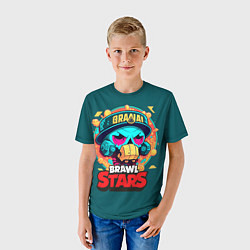 Футболка детская Brawl Stars, уникальный персонаж, цвет: 3D-принт — фото 2