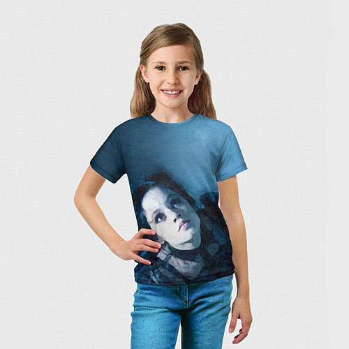 Детская футболка Уэнсдэй Аддамс: Танец / 3D-принт – фото 5